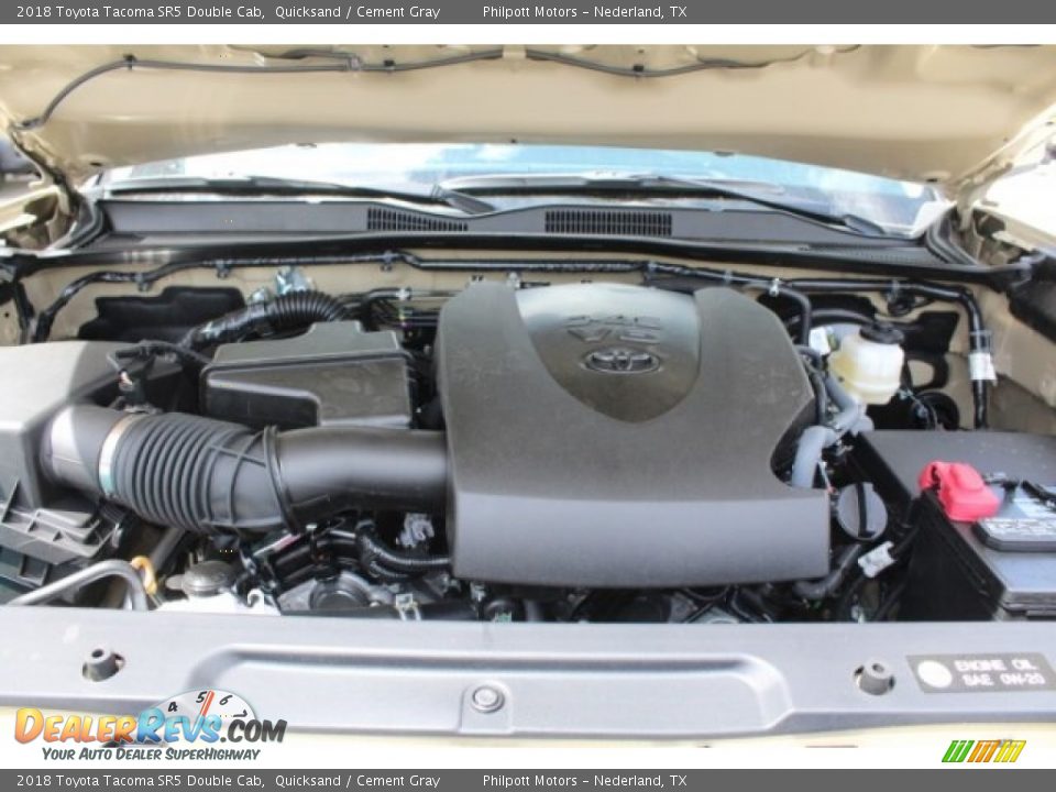 2018 Toyota Tacoma SR5 Double Cab Quicksand / Cement Gray Photo #30