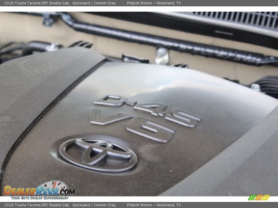 2018 Toyota Tacoma SR5 Double Cab Quicksand / Cement Gray Photo #31