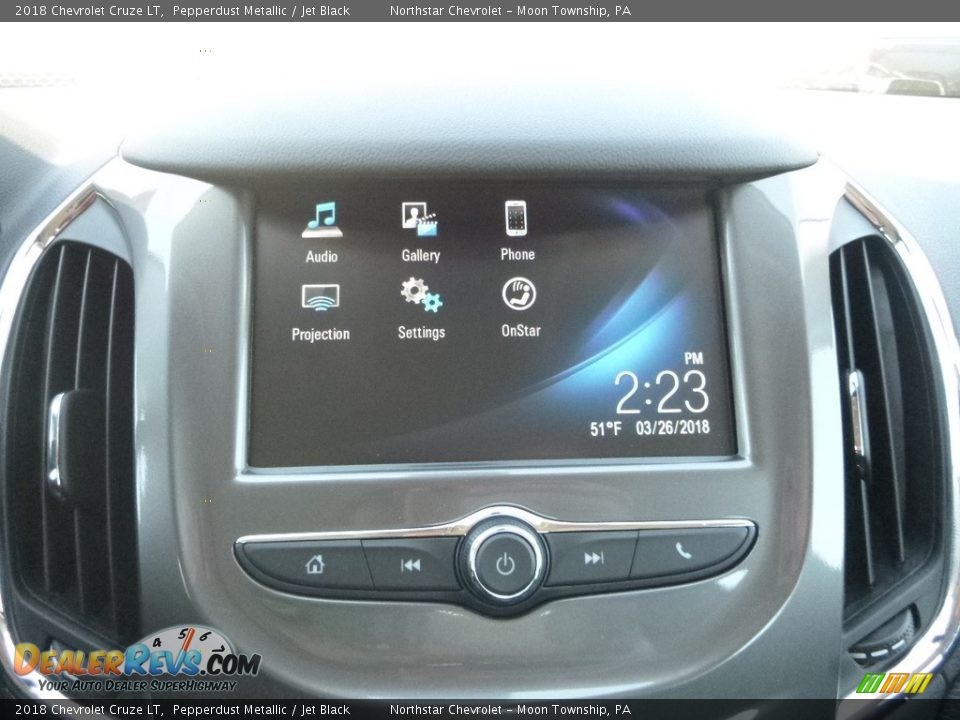 2018 Chevrolet Cruze LT Pepperdust Metallic / Jet Black Photo #17