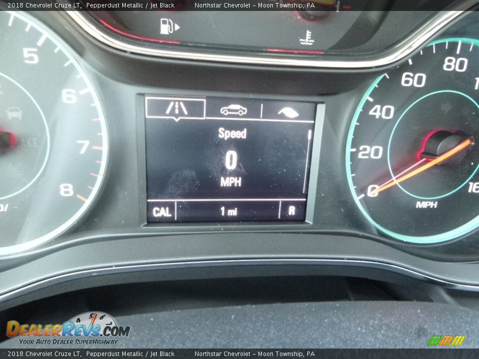 2018 Chevrolet Cruze LT Pepperdust Metallic / Jet Black Photo #20