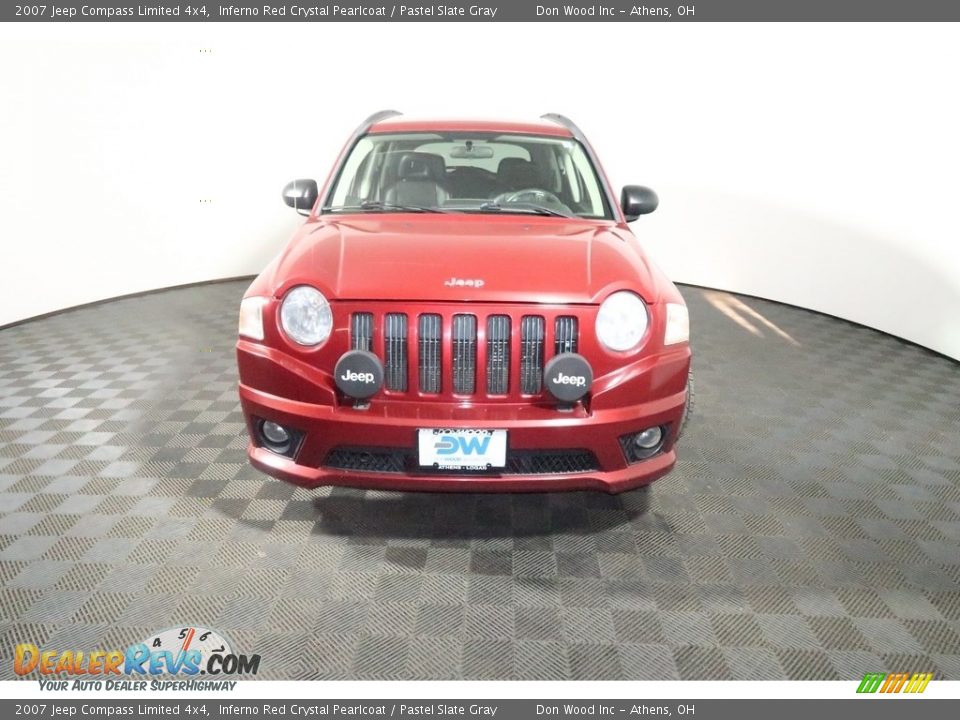 2007 Jeep Compass Limited 4x4 Inferno Red Crystal Pearlcoat / Pastel Slate Gray Photo #6