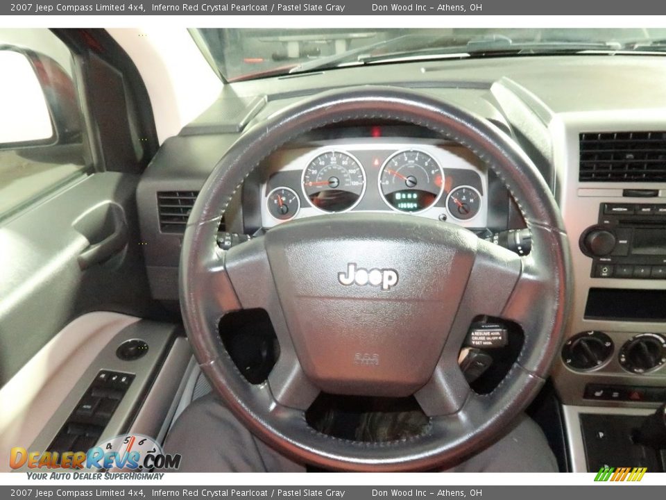 2007 Jeep Compass Limited 4x4 Inferno Red Crystal Pearlcoat / Pastel Slate Gray Photo #15