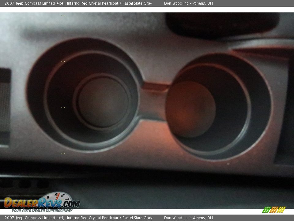 2007 Jeep Compass Limited 4x4 Inferno Red Crystal Pearlcoat / Pastel Slate Gray Photo #18