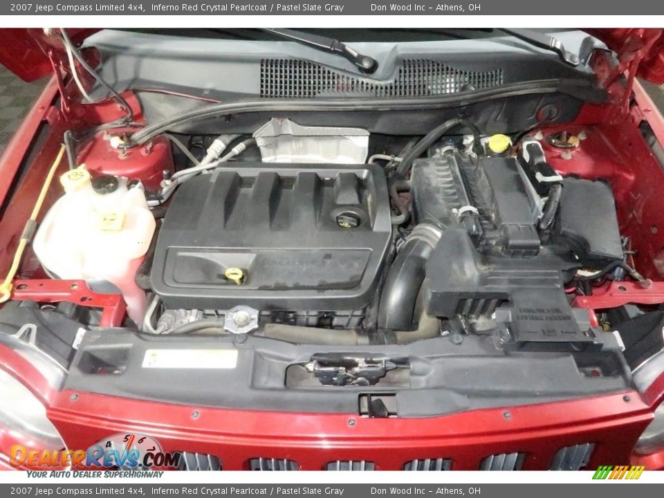 2007 Jeep Compass Limited 4x4 Inferno Red Crystal Pearlcoat / Pastel Slate Gray Photo #24