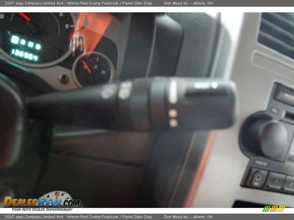 2007 Jeep Compass Limited 4x4 Inferno Red Crystal Pearlcoat / Pastel Slate Gray Photo #30