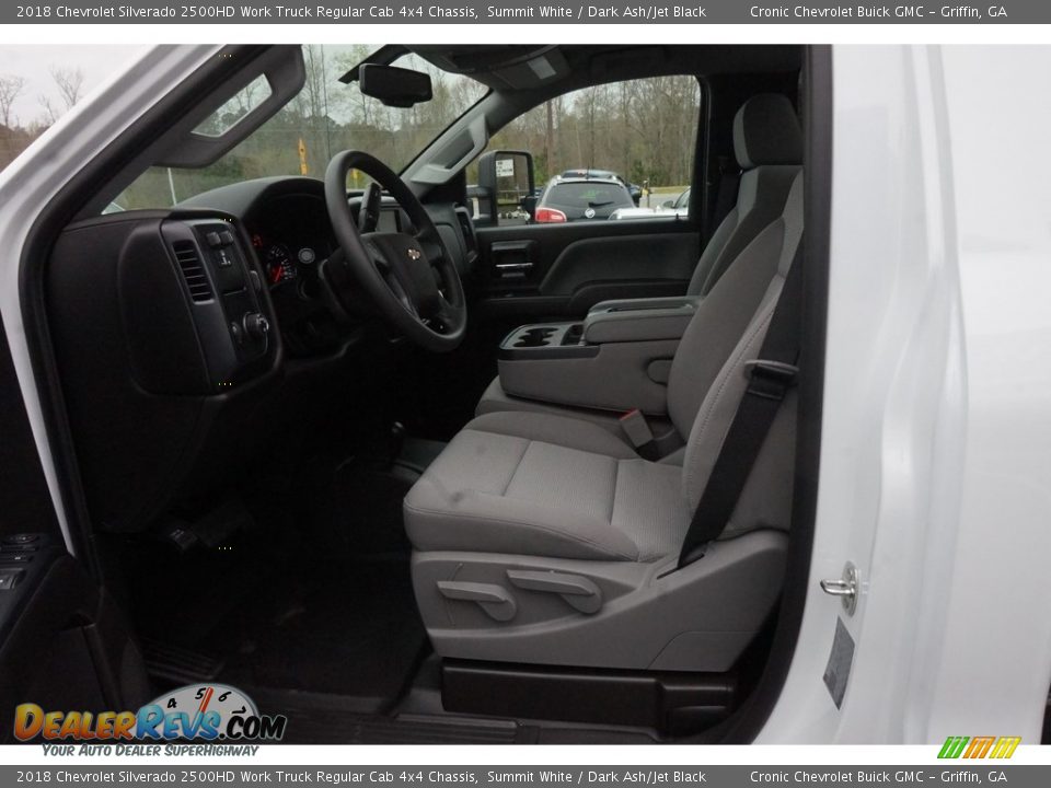 2018 Chevrolet Silverado 2500HD Work Truck Regular Cab 4x4 Chassis Summit White / Dark Ash/Jet Black Photo #5