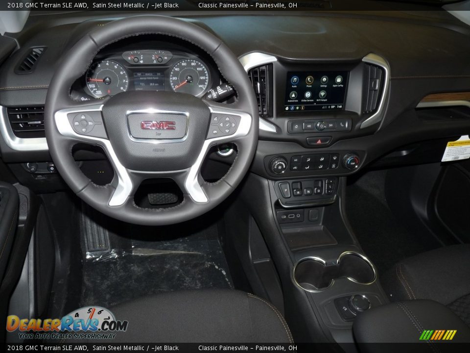 2018 GMC Terrain SLE AWD Satin Steel Metallic / ­Jet Black Photo #7