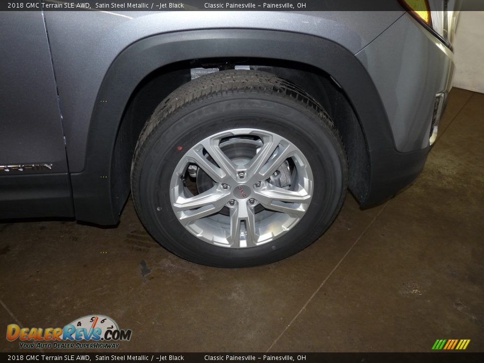 2018 GMC Terrain SLE AWD Satin Steel Metallic / ­Jet Black Photo #8