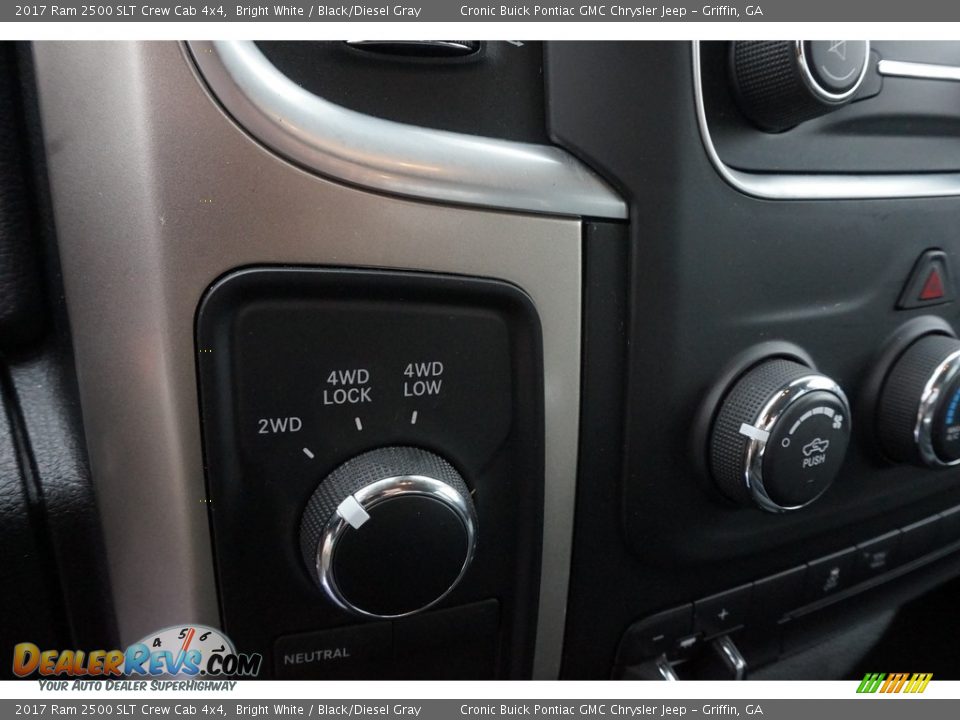 2017 Ram 2500 SLT Crew Cab 4x4 Bright White / Black/Diesel Gray Photo #8