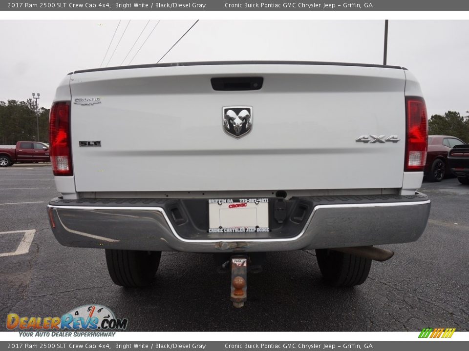2017 Ram 2500 SLT Crew Cab 4x4 Bright White / Black/Diesel Gray Photo #11