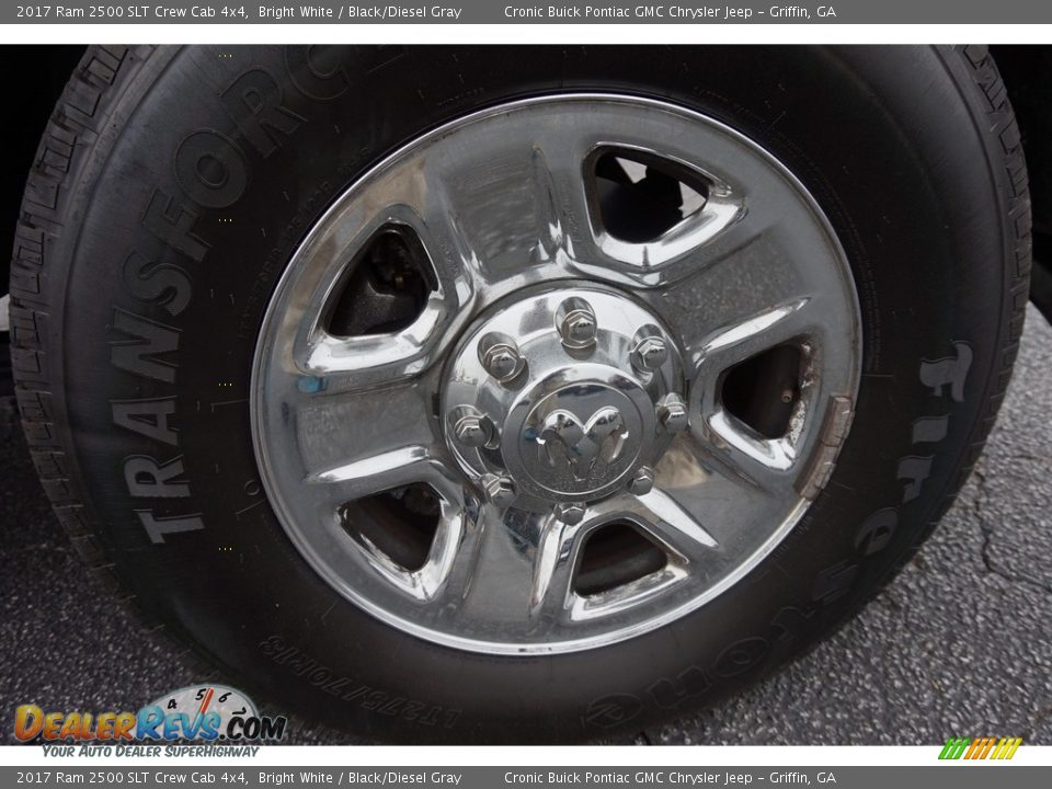 2017 Ram 2500 SLT Crew Cab 4x4 Bright White / Black/Diesel Gray Photo #14