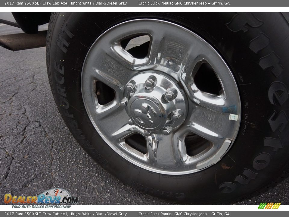 2017 Ram 2500 SLT Crew Cab 4x4 Bright White / Black/Diesel Gray Photo #17