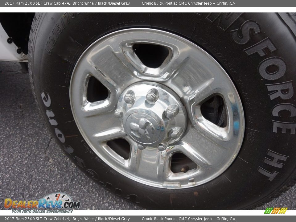 2017 Ram 2500 SLT Crew Cab 4x4 Bright White / Black/Diesel Gray Photo #19