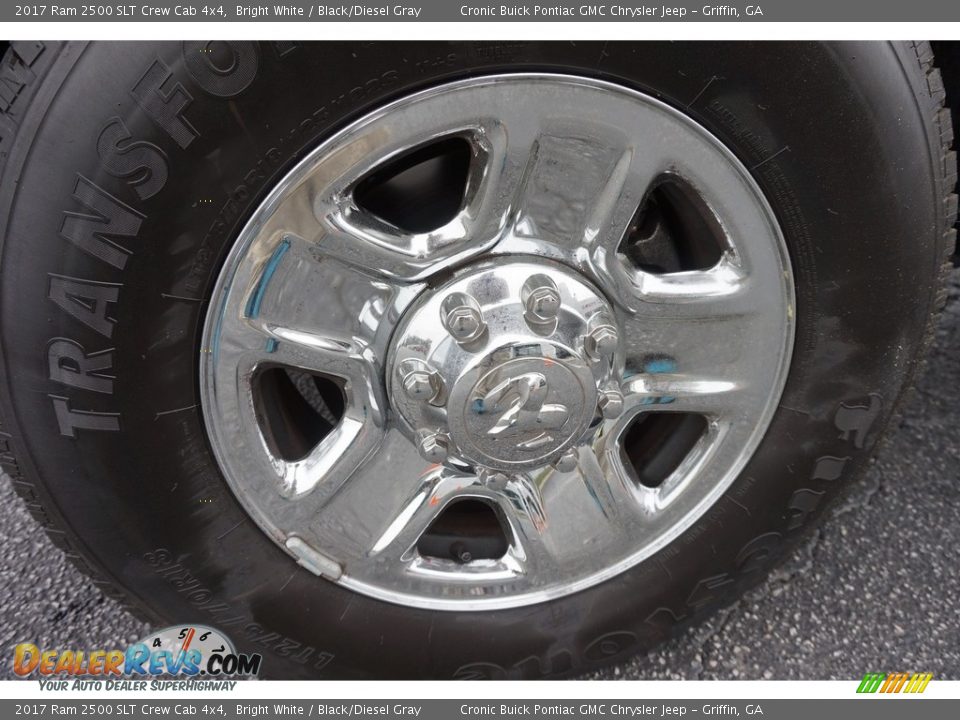 2017 Ram 2500 SLT Crew Cab 4x4 Bright White / Black/Diesel Gray Photo #20