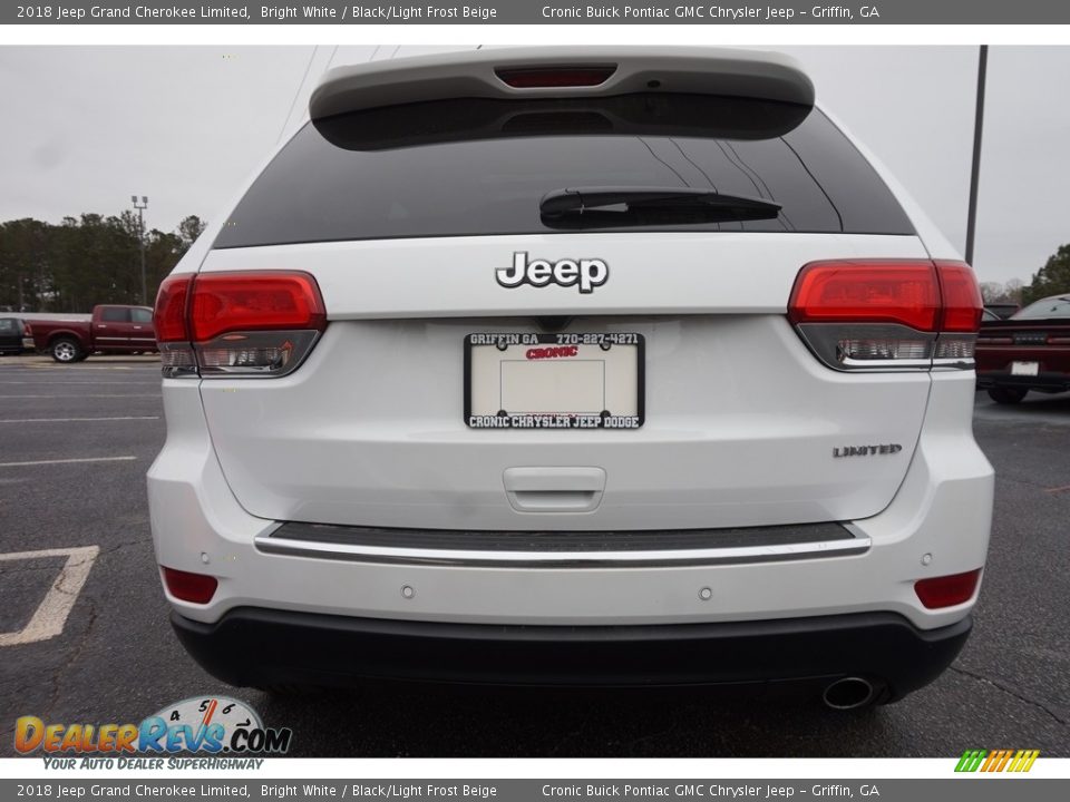 2018 Jeep Grand Cherokee Limited Bright White / Black/Light Frost Beige Photo #12
