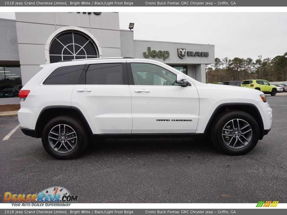 2018 Jeep Grand Cherokee Limited Bright White / Black/Light Frost Beige Photo #14