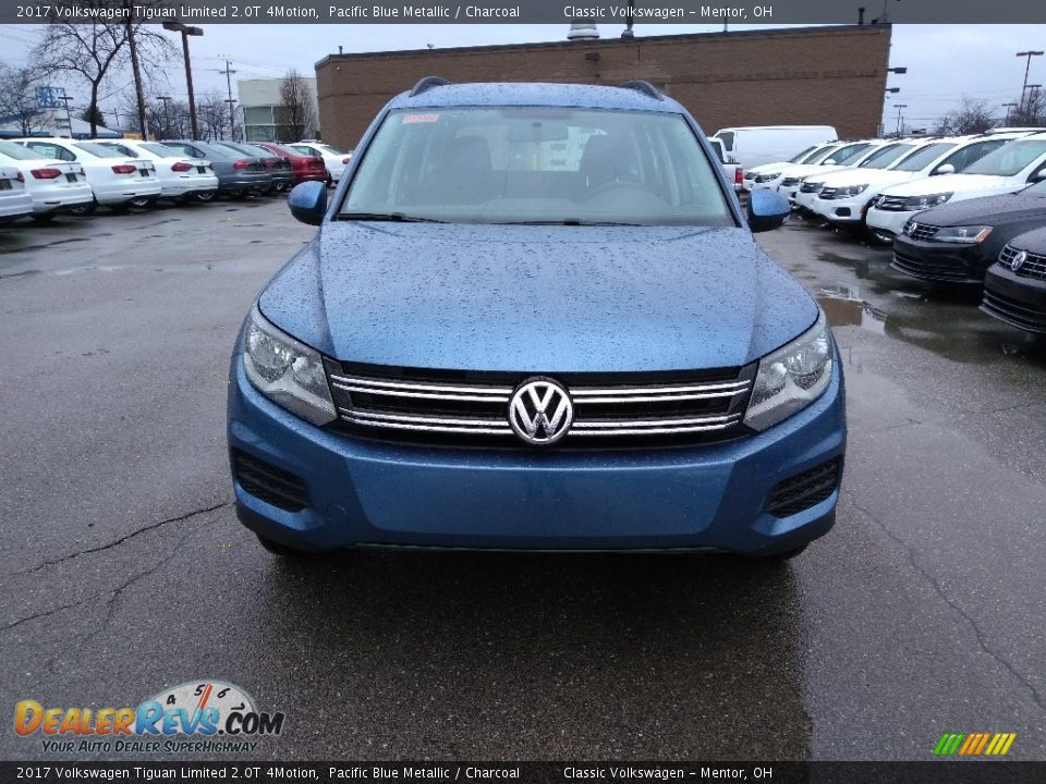 2017 Volkswagen Tiguan Limited 2.0T 4Motion Pacific Blue Metallic / Charcoal Photo #1
