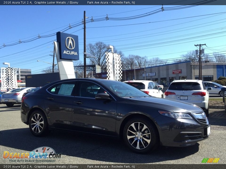 2016 Acura TLX 2.4 Graphite Luster Metallic / Ebony Photo #1