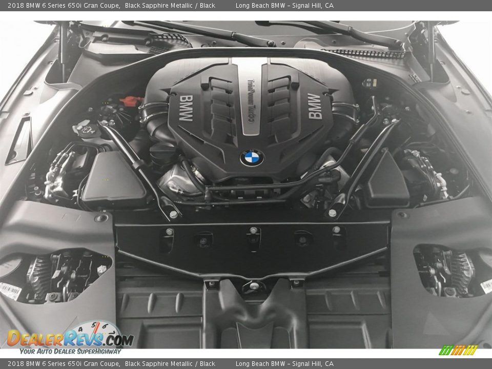 2018 BMW 6 Series 650i Gran Coupe 4.4 Liter TwinPower Turbocharged DOHC 32-Valve VVT V8 Engine Photo #8