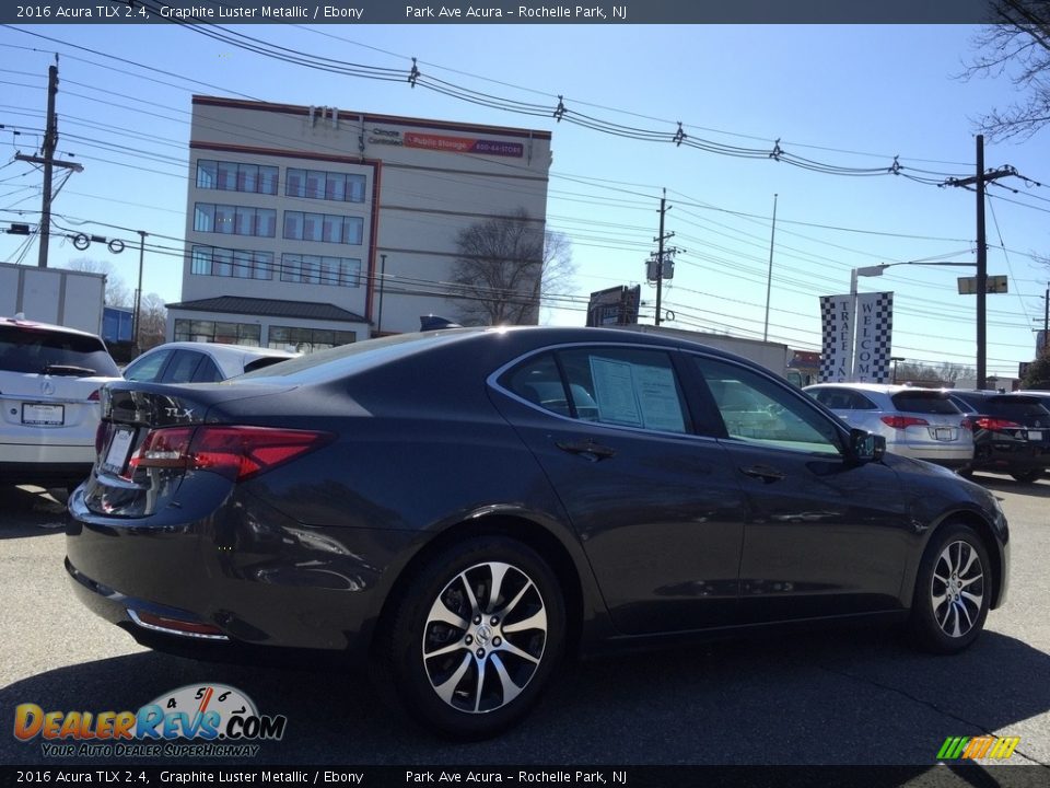 2016 Acura TLX 2.4 Graphite Luster Metallic / Ebony Photo #3