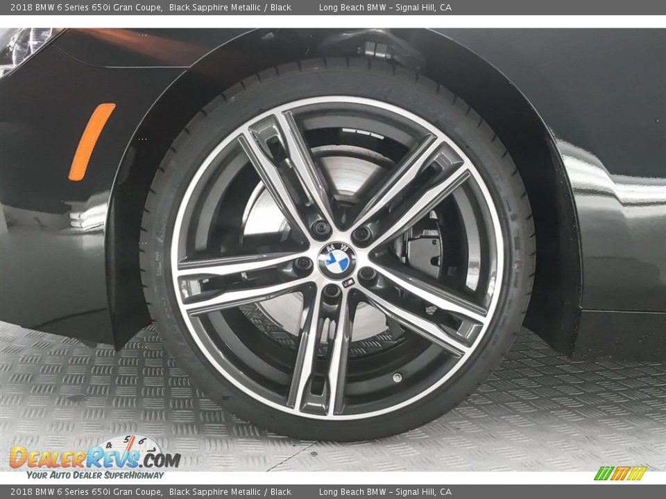 2018 BMW 6 Series 650i Gran Coupe Black Sapphire Metallic / Black Photo #9