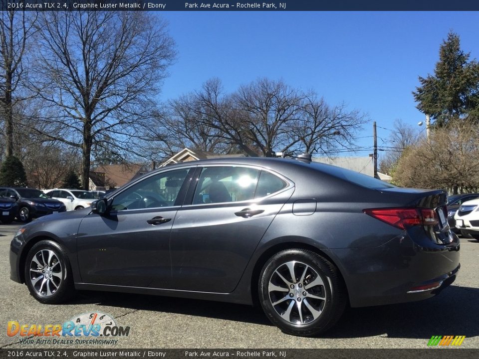 2016 Acura TLX 2.4 Graphite Luster Metallic / Ebony Photo #5