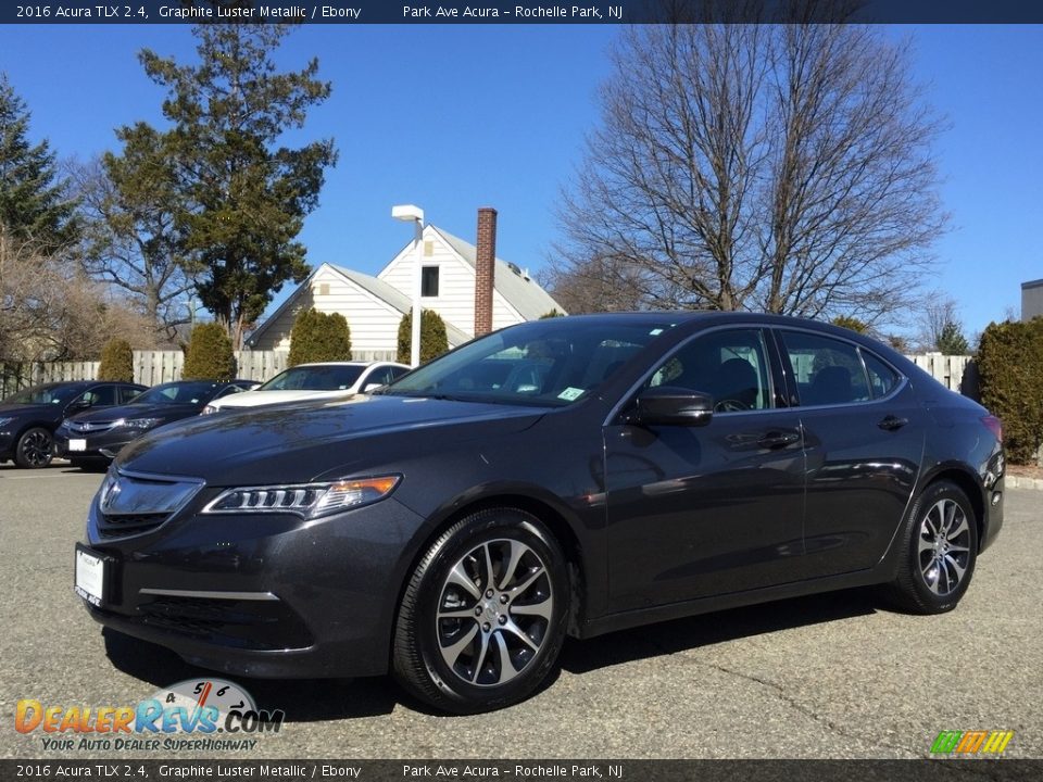 2016 Acura TLX 2.4 Graphite Luster Metallic / Ebony Photo #7