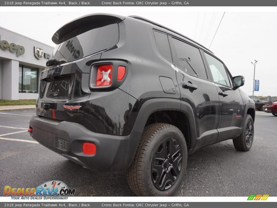 2018 Jeep Renegade Trailhawk 4x4 Black / Black Photo #13