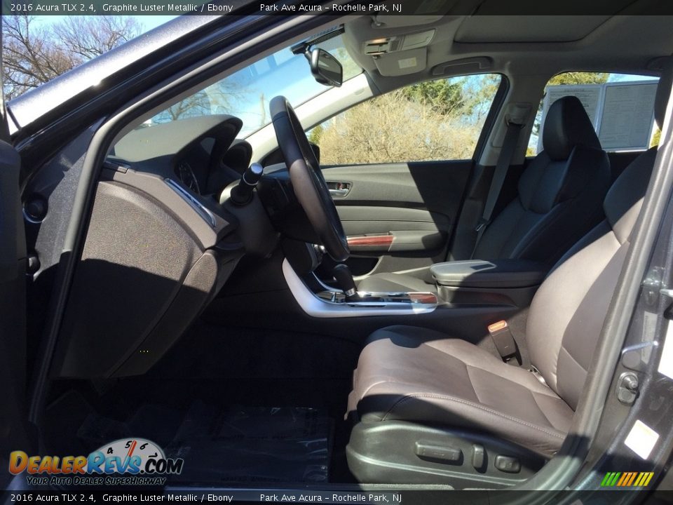 2016 Acura TLX 2.4 Graphite Luster Metallic / Ebony Photo #12
