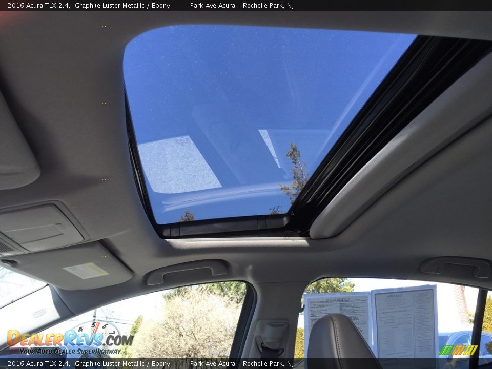 2016 Acura TLX 2.4 Graphite Luster Metallic / Ebony Photo #13
