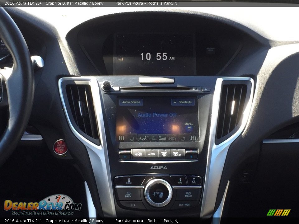 2016 Acura TLX 2.4 Graphite Luster Metallic / Ebony Photo #15