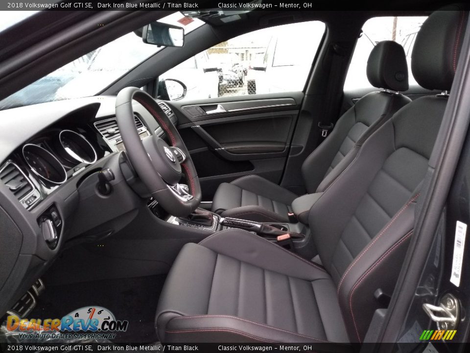 Titan Black Interior - 2018 Volkswagen Golf GTI SE Photo #3