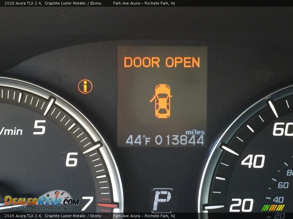 2016 Acura TLX 2.4 Graphite Luster Metallic / Ebony Photo #20