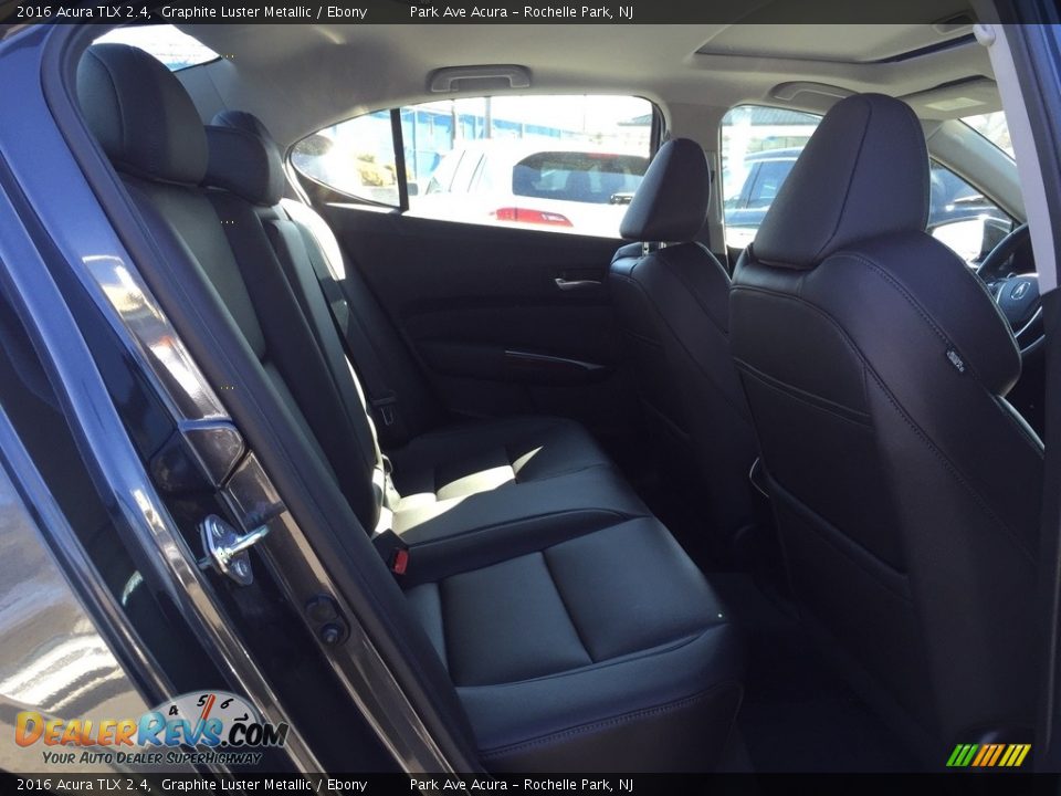 2016 Acura TLX 2.4 Graphite Luster Metallic / Ebony Photo #24