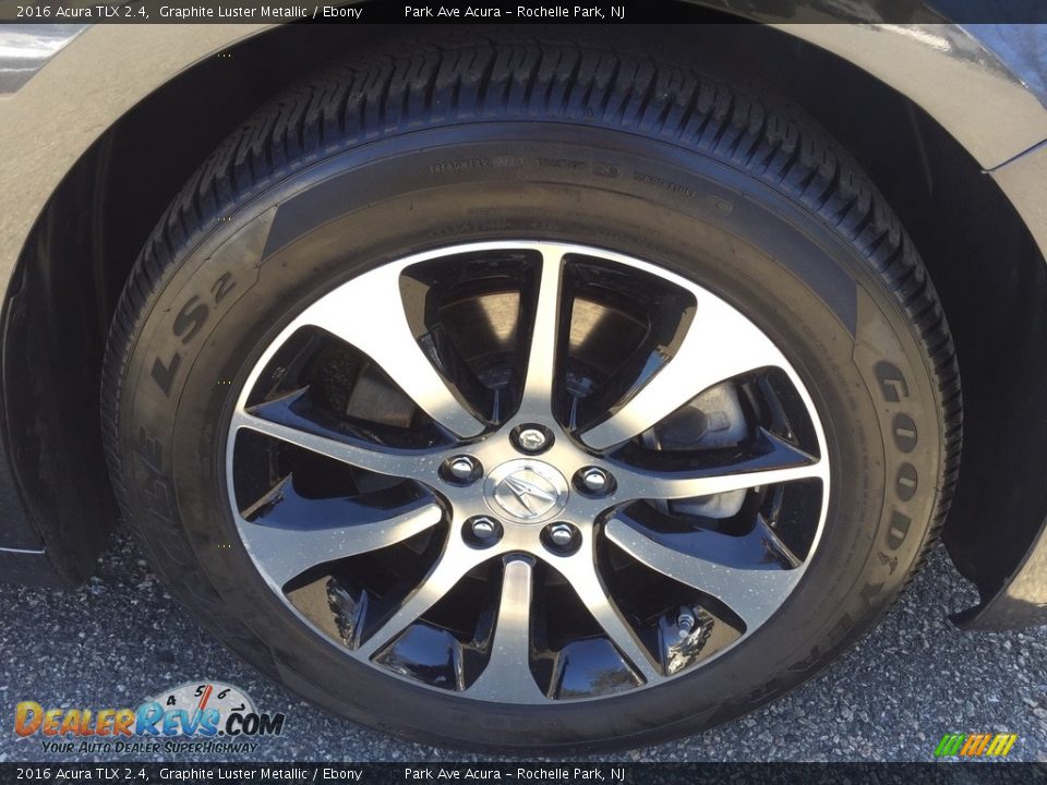 2016 Acura TLX 2.4 Graphite Luster Metallic / Ebony Photo #28