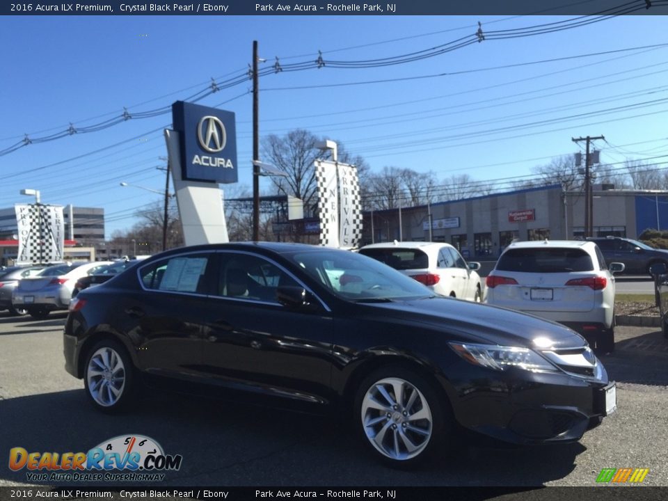 2016 Acura ILX Premium Crystal Black Pearl / Ebony Photo #1