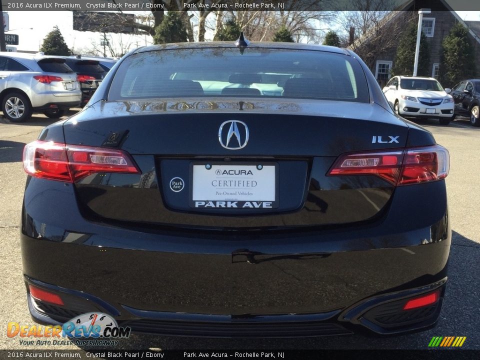 2016 Acura ILX Premium Crystal Black Pearl / Ebony Photo #4