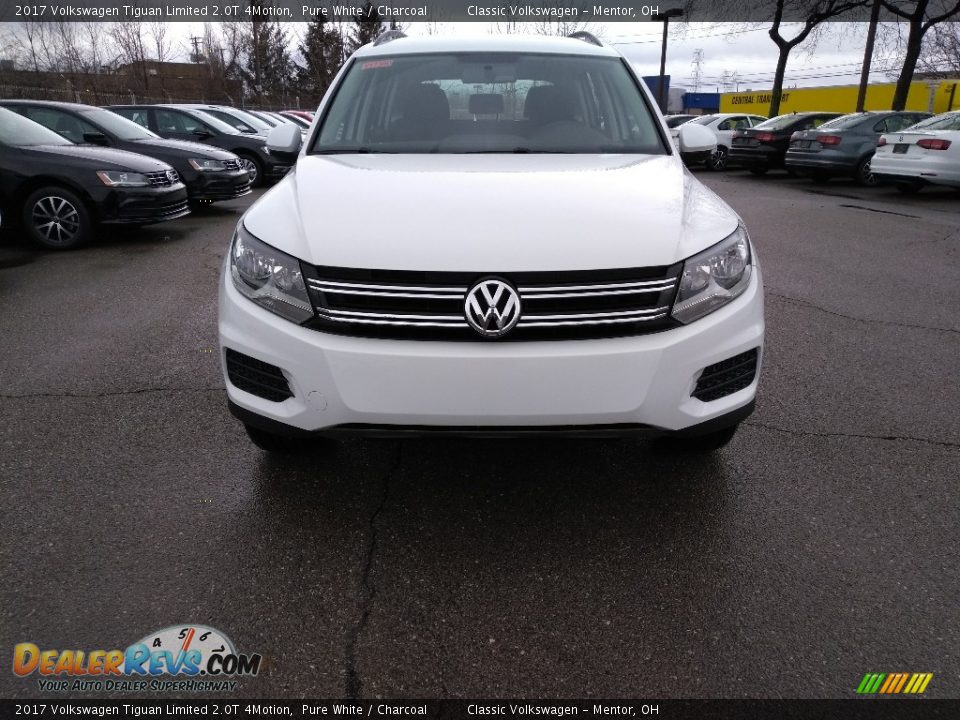 2017 Volkswagen Tiguan Limited 2.0T 4Motion Pure White / Charcoal Photo #1