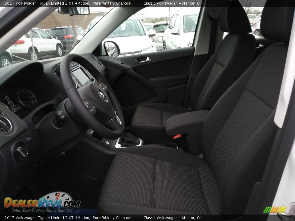 2017 Volkswagen Tiguan Limited 2.0T 4Motion Pure White / Charcoal Photo #3