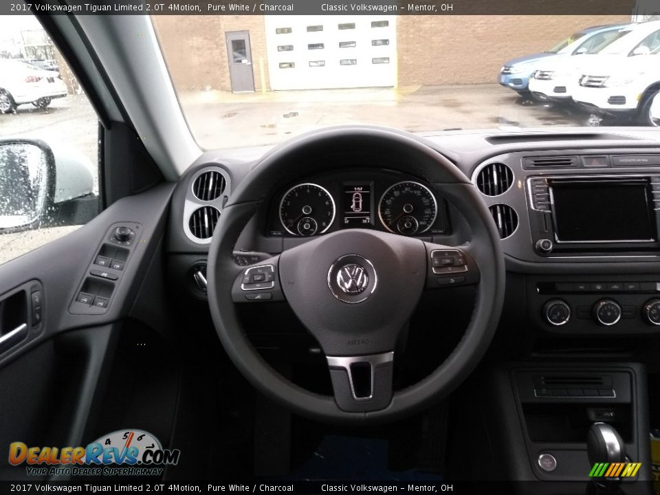 2017 Volkswagen Tiguan Limited 2.0T 4Motion Pure White / Charcoal Photo #4