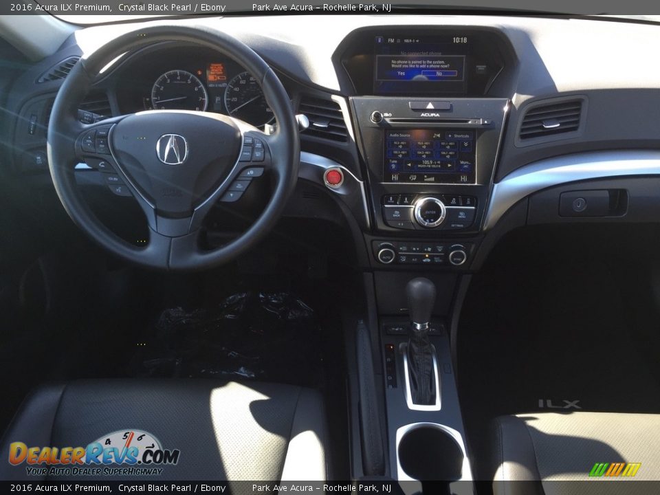 2016 Acura ILX Premium Crystal Black Pearl / Ebony Photo #14