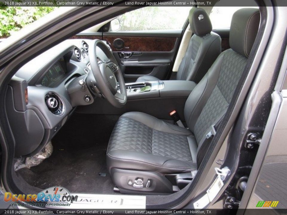 Ebony Interior - 2018 Jaguar XJ XJL Portfolio Photo #3