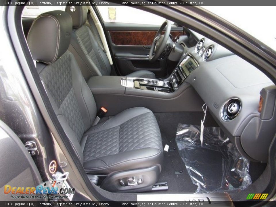 2018 Jaguar XJ XJL Portfolio Carpathian Grey Metallic / Ebony Photo #5