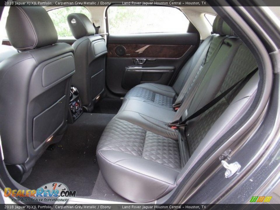 Rear Seat of 2018 Jaguar XJ XJL Portfolio Photo #13