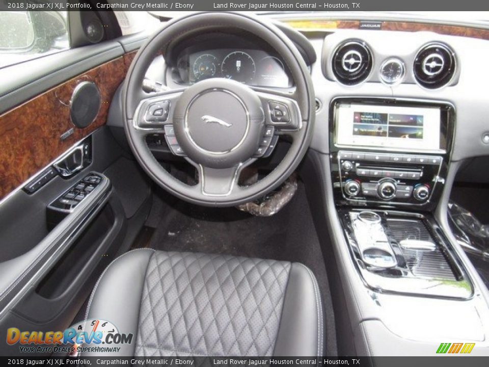 2018 Jaguar XJ XJL Portfolio Carpathian Grey Metallic / Ebony Photo #14