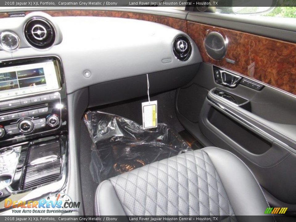 2018 Jaguar XJ XJL Portfolio Carpathian Grey Metallic / Ebony Photo #15