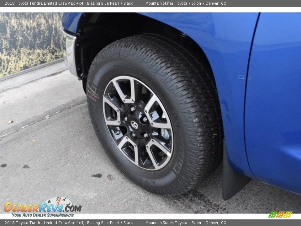 2018 Toyota Tundra Limited CrewMax 4x4 Blazing Blue Pearl / Black Photo #33