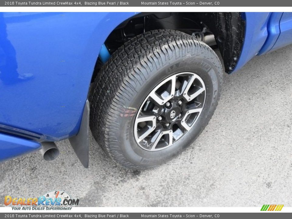 2018 Toyota Tundra Limited CrewMax 4x4 Blazing Blue Pearl / Black Photo #35