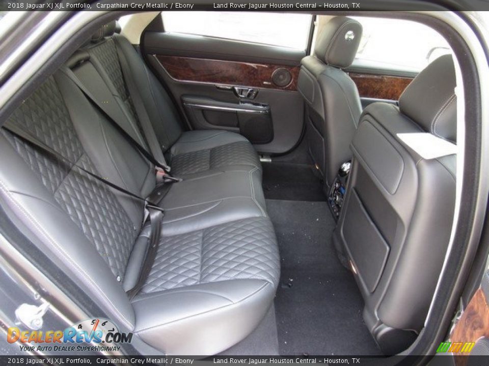 Rear Seat of 2018 Jaguar XJ XJL Portfolio Photo #19