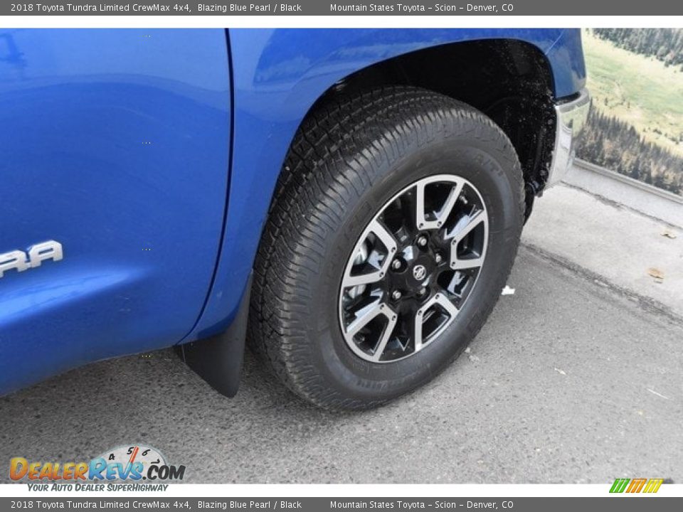 2018 Toyota Tundra Limited CrewMax 4x4 Blazing Blue Pearl / Black Photo #36